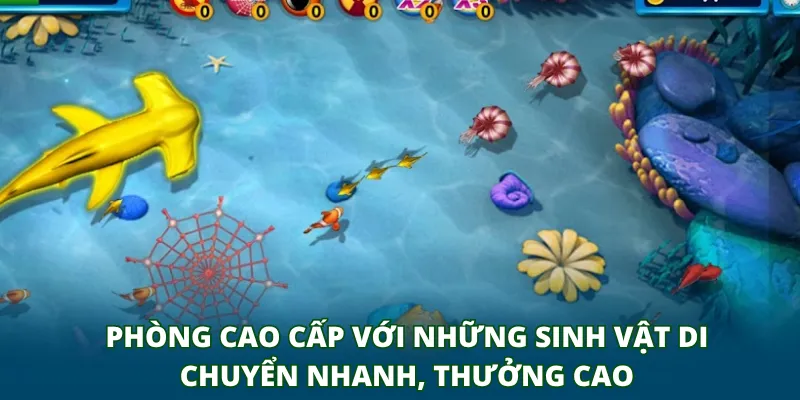 Phòng cao cấp với những sinh vật di chuyển nhanh, thưởng cao
